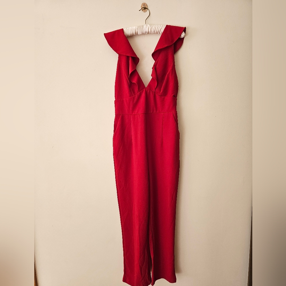 Lulu's Red Jumpsuit/Jumper/Romper